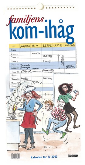 Familjens kom-ihåg-kalender 2003